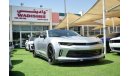 شيفروليه كامارو CAMARO/RS/V6/2018/ORIGINAL AIRBAGS/LEATHER SEATS/SUNROOF/VERY GOOD CONDITION