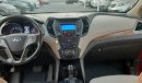 Hyundai Santa Fe Gulf No. 2 cruise control rear wing, burgundy color, inside beige rings, sensors in excellent condit