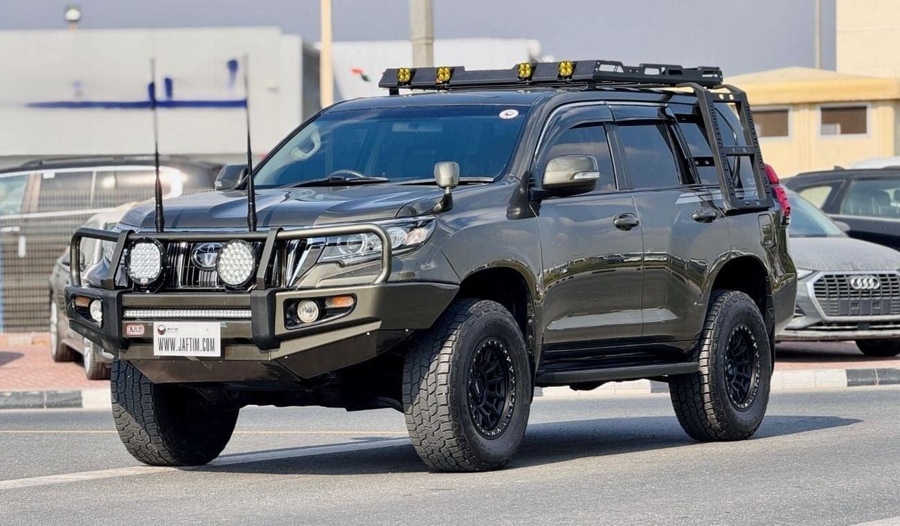 Toyota Prado PREMIUM BULL BAR | ROOF RACK WITH SIDE LADDERS | RHD | 2016 | 2.8L DIESEL ENGINE | (AT) | REAR VIEW
