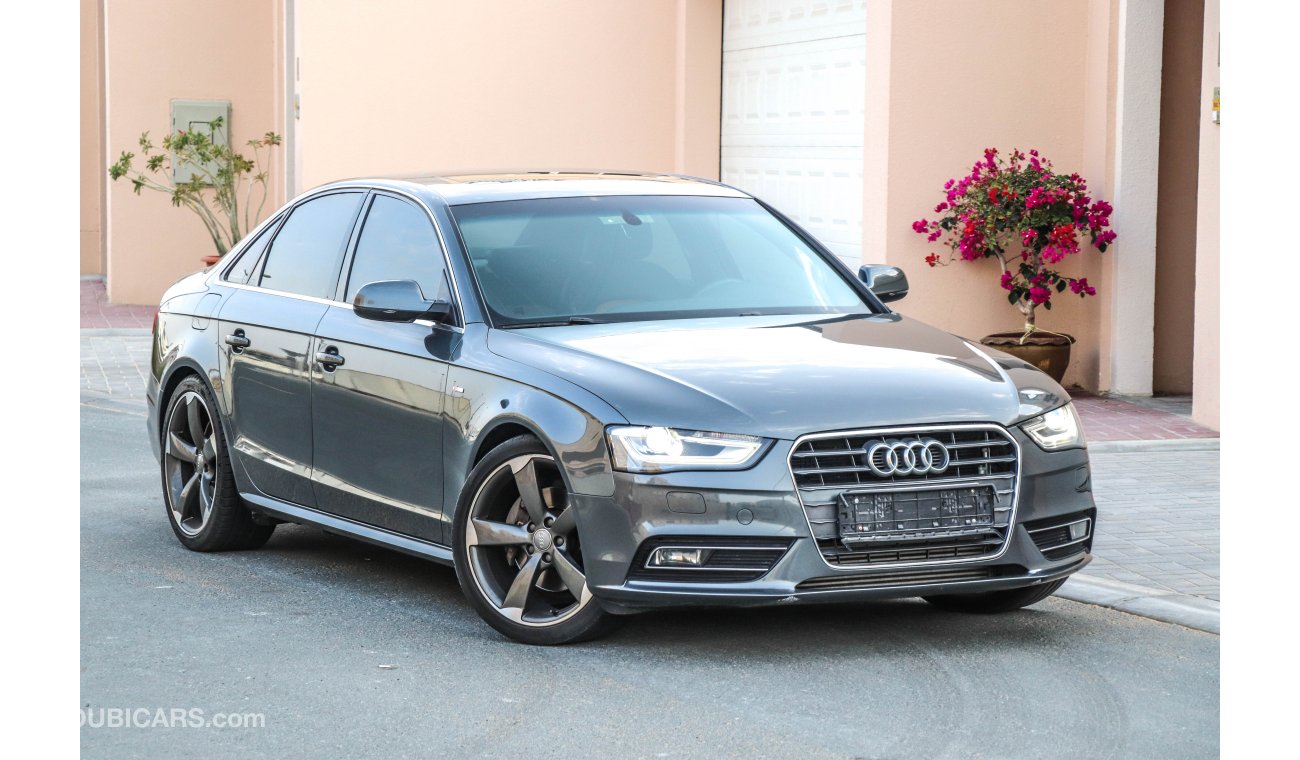 Audi A4 2.0T Quattro 2013 GCC Warranty with Zero Down-Payment