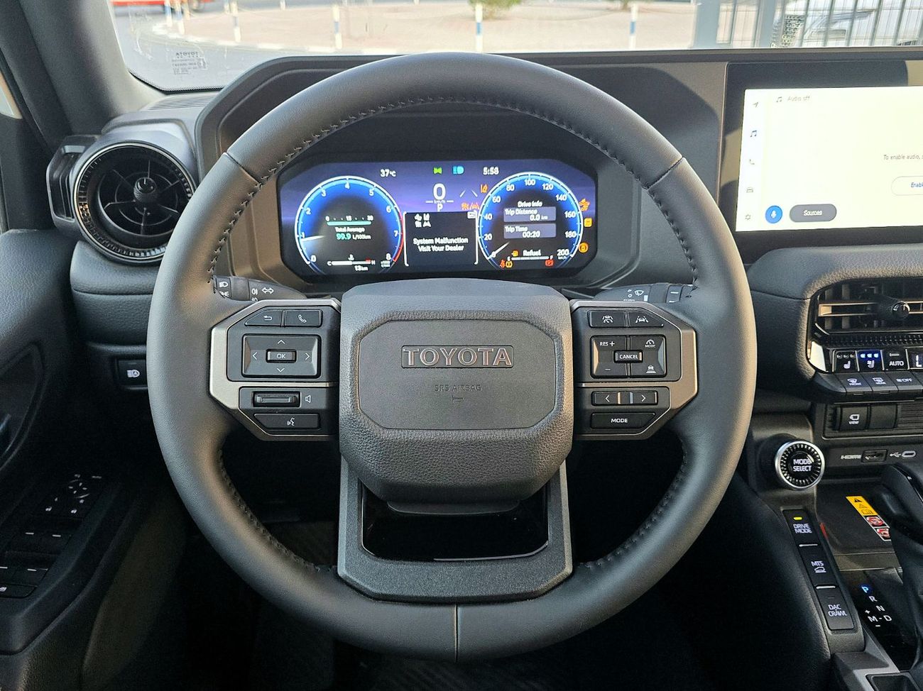 Toyota Prado Adventure Mono Tone 2.4T Toyota land Cruiser Prado 4*4  2.4L Turbo A/T PETROL 2025 black color