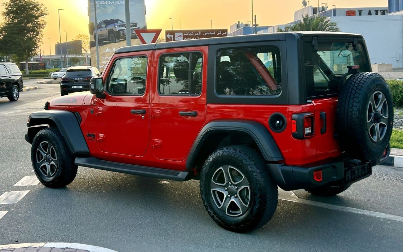 جيب رانجلر Unlimited Sport 3.6L A/T 2023 GCC WITH AGENCY WARRANTY IN MINT CONDITION