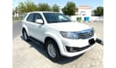 Toyota Fortuner 2014 EXR Gulf specs low mileage agency service history 4x4 drive