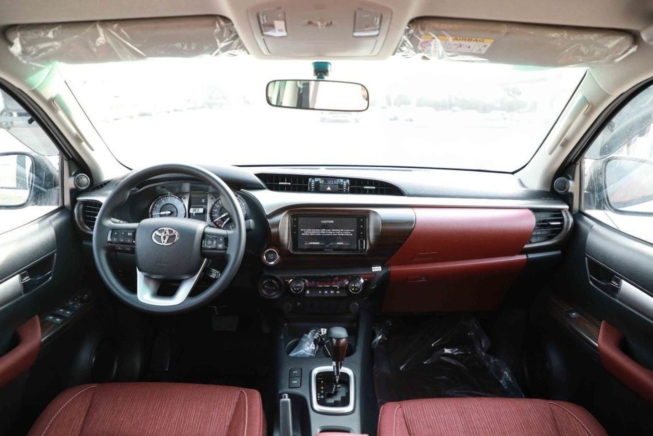 Toyota Hilux HI 2.7L - PLATINUM WHITE PEARL inside MAROON | Export Only