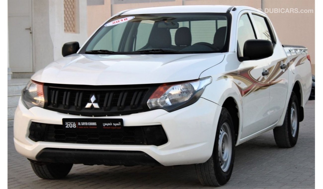 Mitsubishi L200 Mitsubishi L200 2018 GCC in excellent condition without accidents, very clean from  inside and outsi