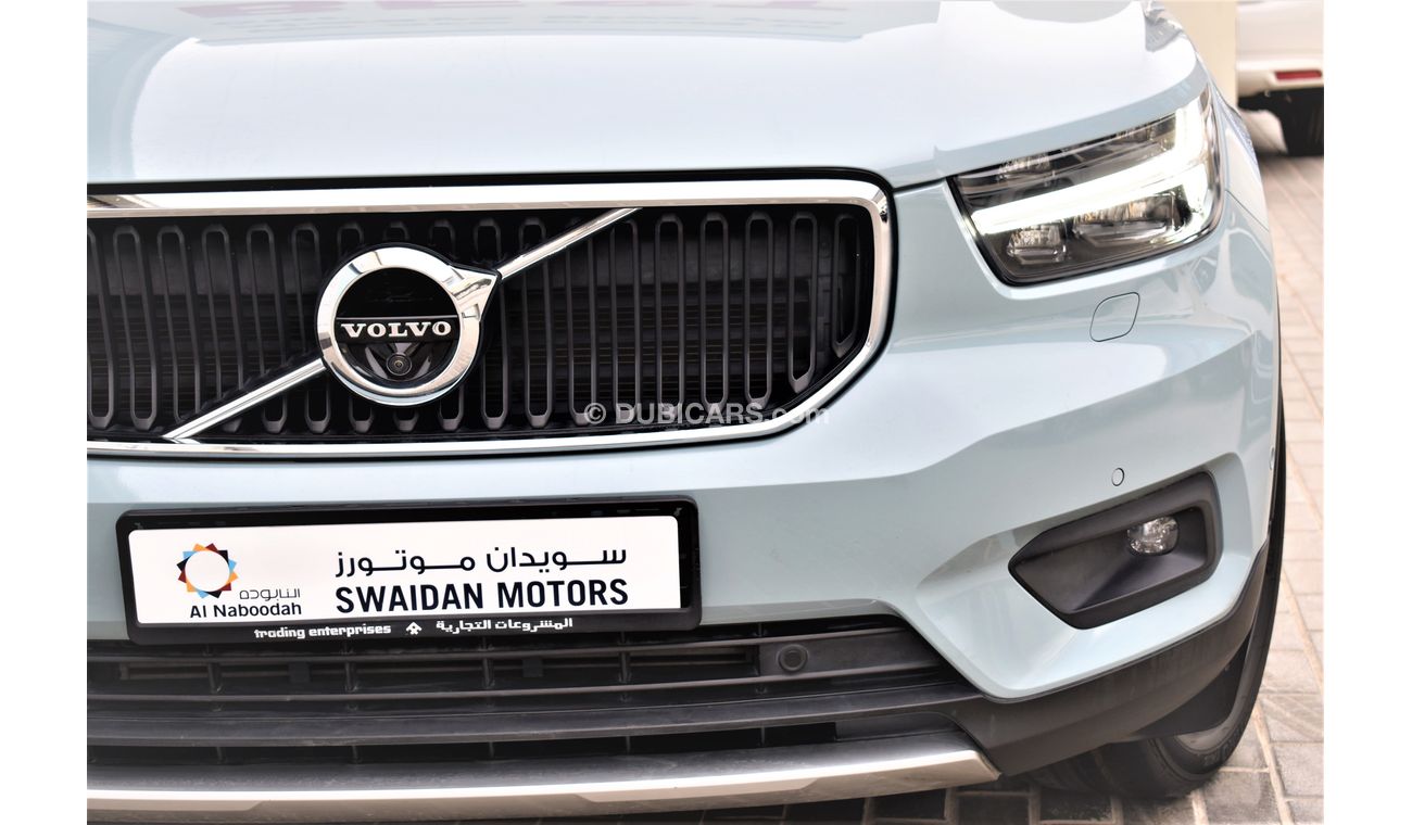 فولفو XC 40 AED 11759 PM | XC 40 T5 MOMENTUM AWD 2.0 AT FULL OPTION 2018 GCC DEALER WARRANTY