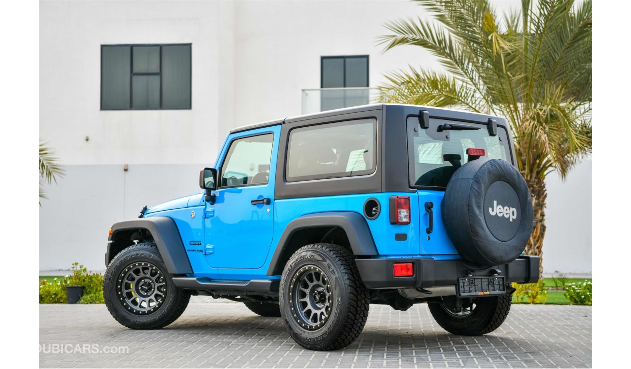 Jeep Wrangler Sport Agency Warranty 2023! Immaculate Condition - GCC - AED 1,841 PM - 0% DP