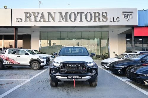 تويوتا هيلوكس GR SPORT Toyota Hilux GR Sport 4.0L V6, Petrol, 4WD, Pickup Color Black Model 2025