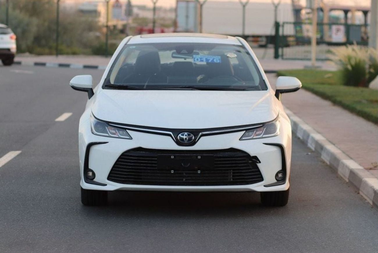 تويوتا كورولا 1.8L HYBRID,PUSH START, SUNROOF, MODEL 2025 FOR EXPORT ONLY