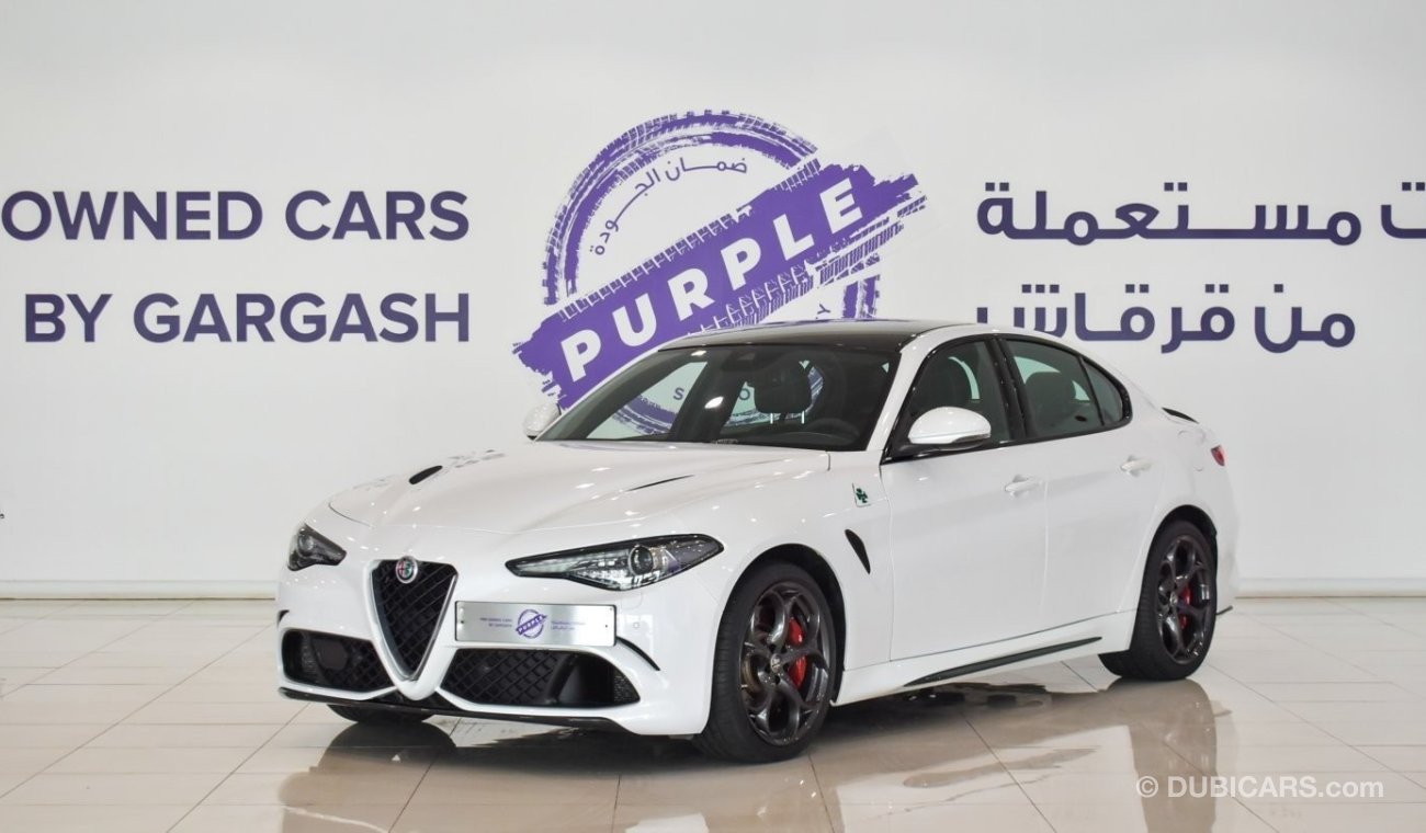 ألفا روميو جوليا QUADRIFOGLIO | 2.9L TWIN TURBO | GCC | WARRANTY