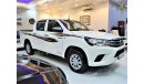 تويوتا هيلوكس EXCELLENT DEAL for our Toyota Hilux GL 2.7L VVT-i 2018 Model!! in White Color! GCC Specs