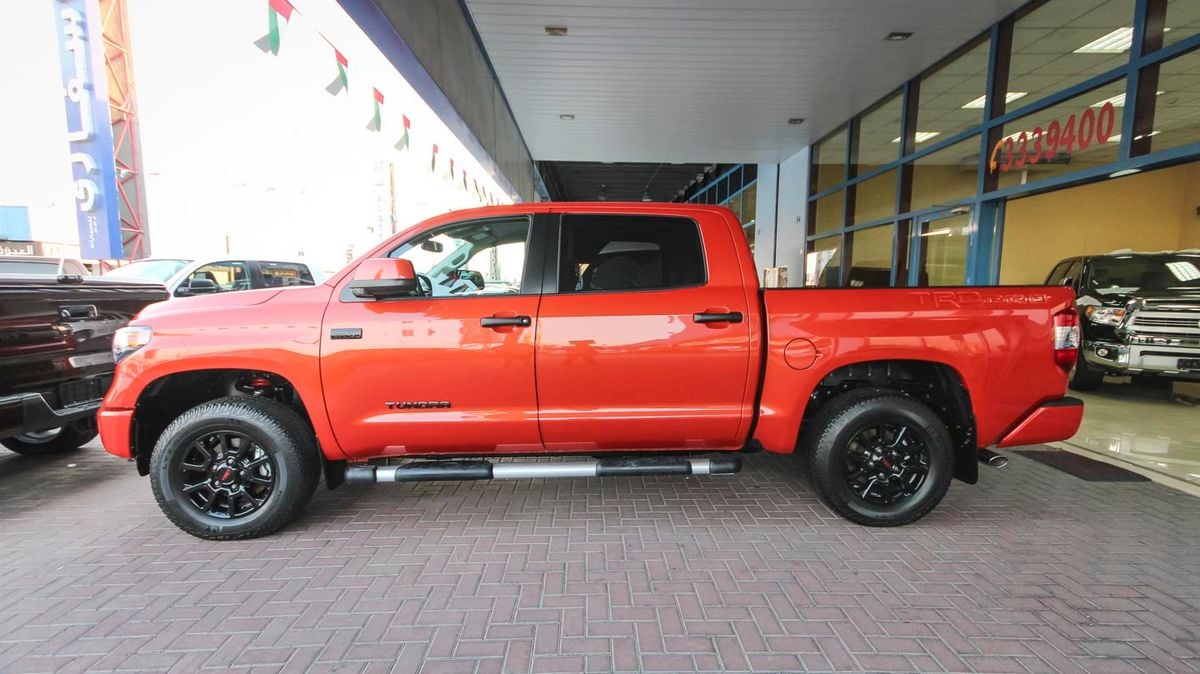 Toyota Tundra TRD Pro for sale: AED 235,000. Orange, 2015