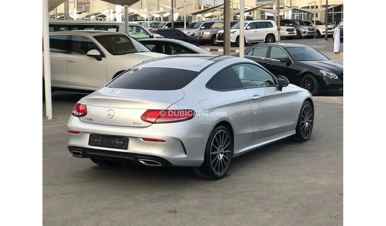 Mercedes-Benz C 200 Coupe MERCEDES BENZ C200 COUPE MODEL 2017 GCC car prefect condition full option panoramic roof leather se