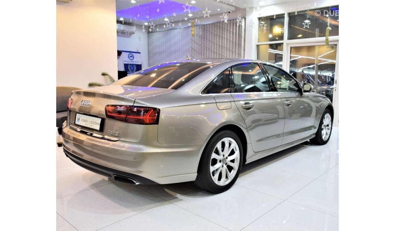 Audi A6 ORIGINAL PAINT ( صبغ وكاله ) AUDI A6 V6-FSi QUATTRO 2016 Model!! in Beige Color! GCC Specs