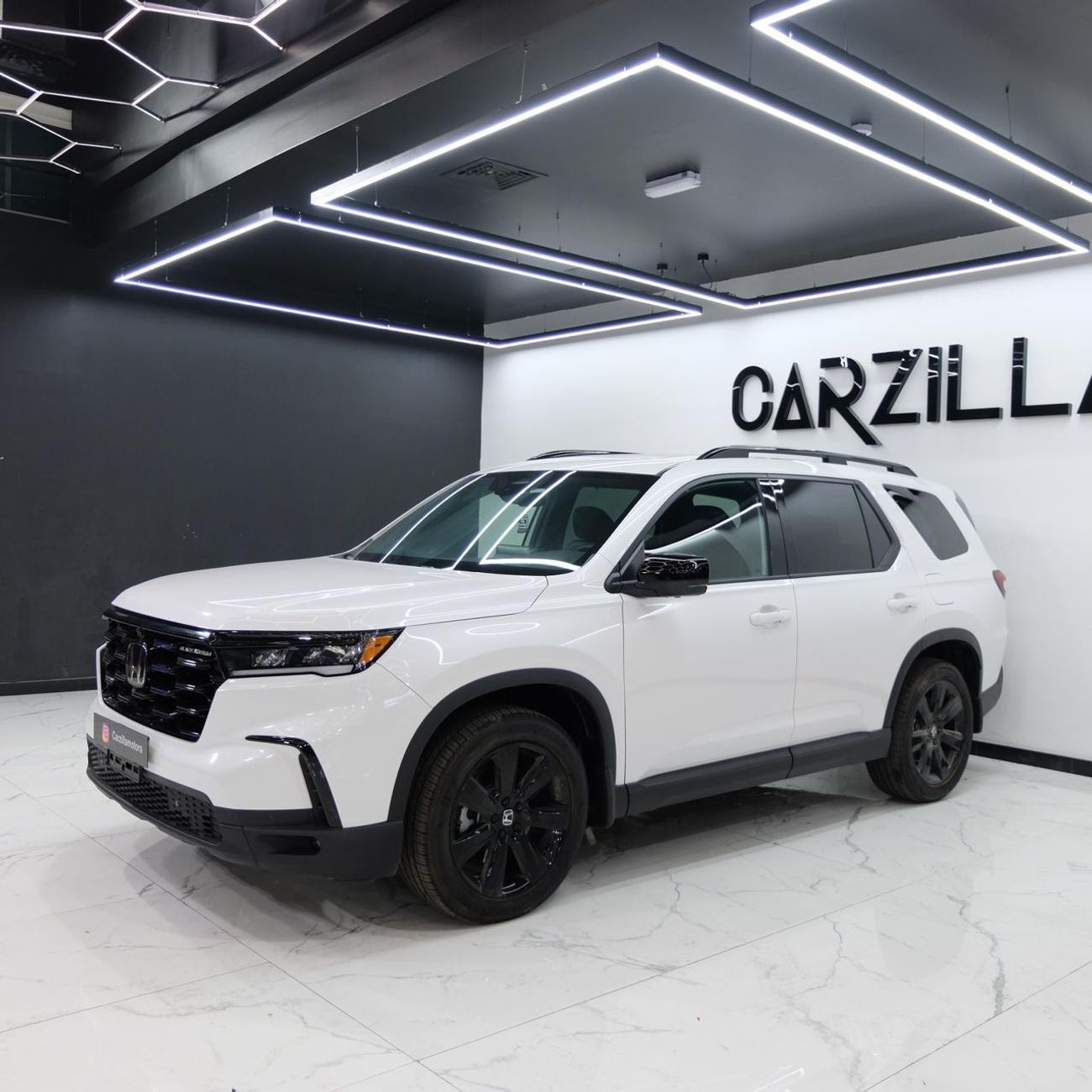 هوندا بايلوت Honda Pilot White 2024 Black Edition-3.5L-4WD-Car is in Excellent Condition, Accident Free, Brand Ne