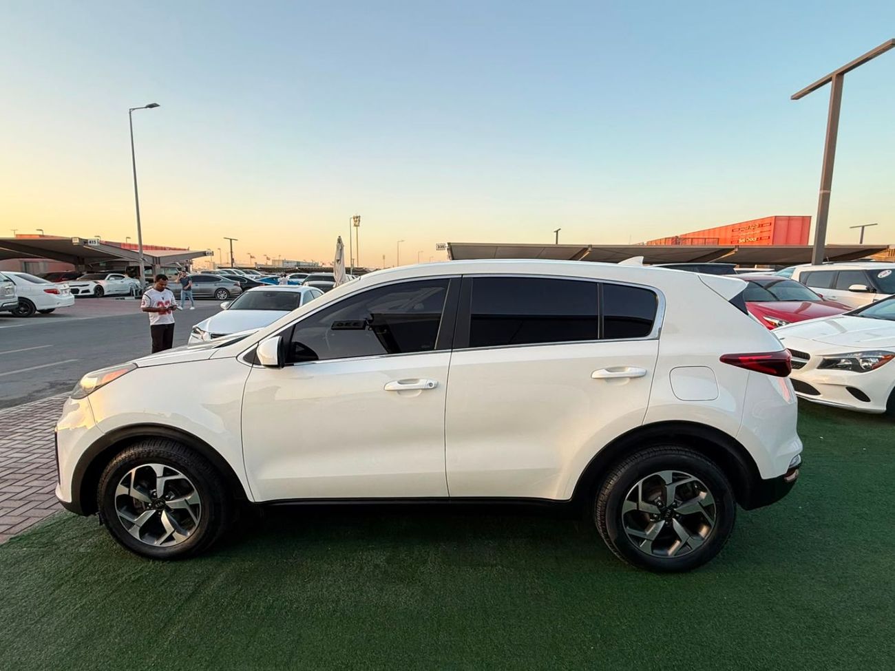 Kia Sportage LX original alloy wheels, lightly