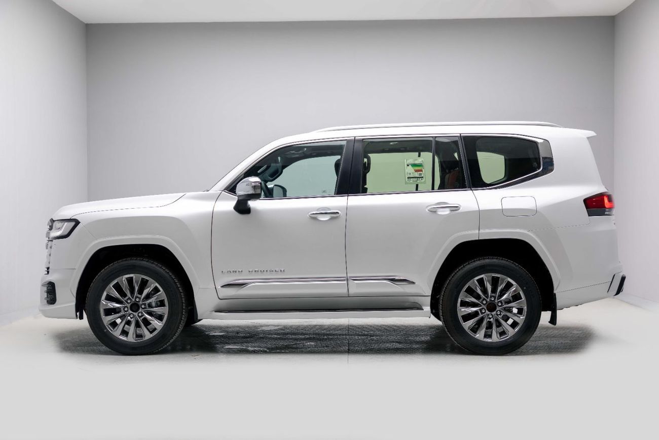 Toyota Land Cruiser VXR 3.3L - Precious White Pearl Inside Black & Dark Red | Export Only