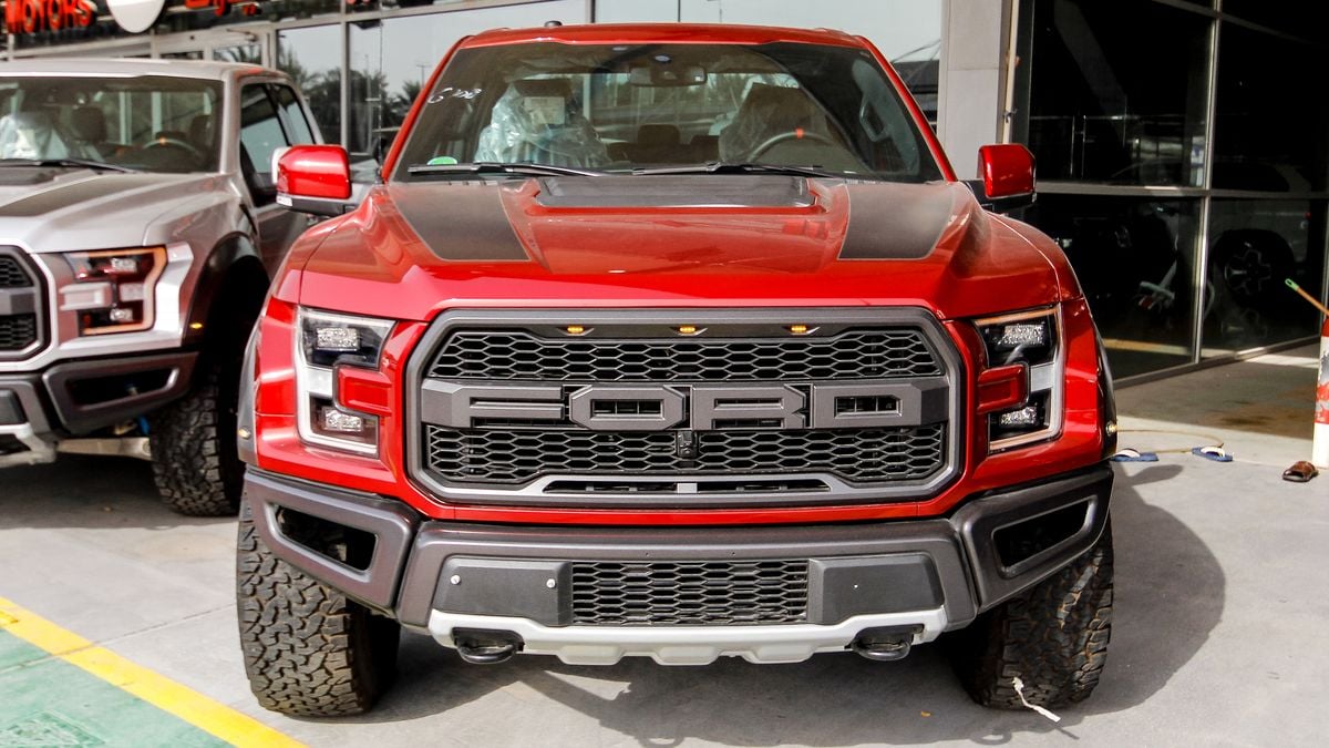 Ford Raptor for sale: AED 299,000. Red, 2017