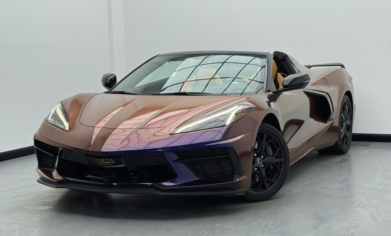 شيفروليه كورفت 2021 Chevrolet Corvette Stingray (C8) Z51 Convertible, Agency Warranty & Service Contract, Agency FS