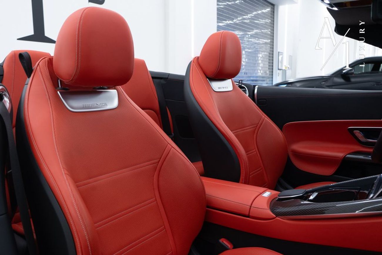 مرسيدس بنز SL 55 AMG Roadster 4Matic+ 2022 Mercedes Benz SL55 AMG 4MATIC+ Roadster, Mercedes Warranty + Service Pack, Ful