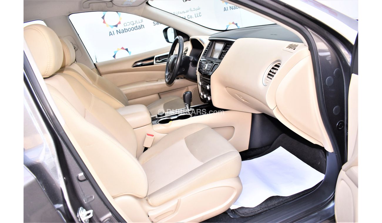 نيسان باثفايندر AED 1566 PM 3.5L S 4WD V6 GCC WARRANTY