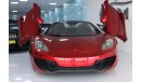 McLaren MP4 12C Low Klm's , Spider Model , Gcc Car