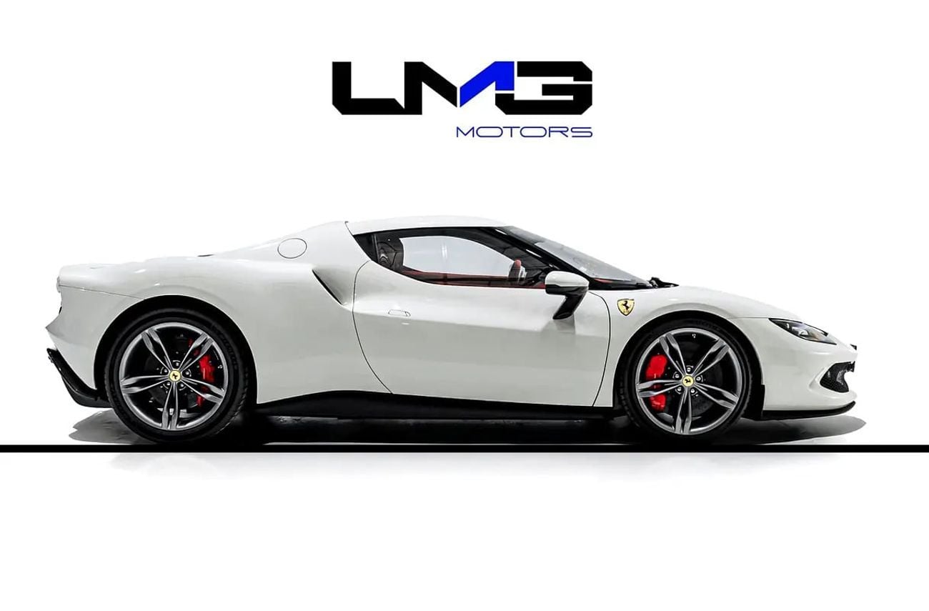 فيراري 296 GTB FRONTLIFT | TWO TONE INTERIOR | ENGINE COVERS IN CARBON FIBRE | MATTE GREY WHEELS