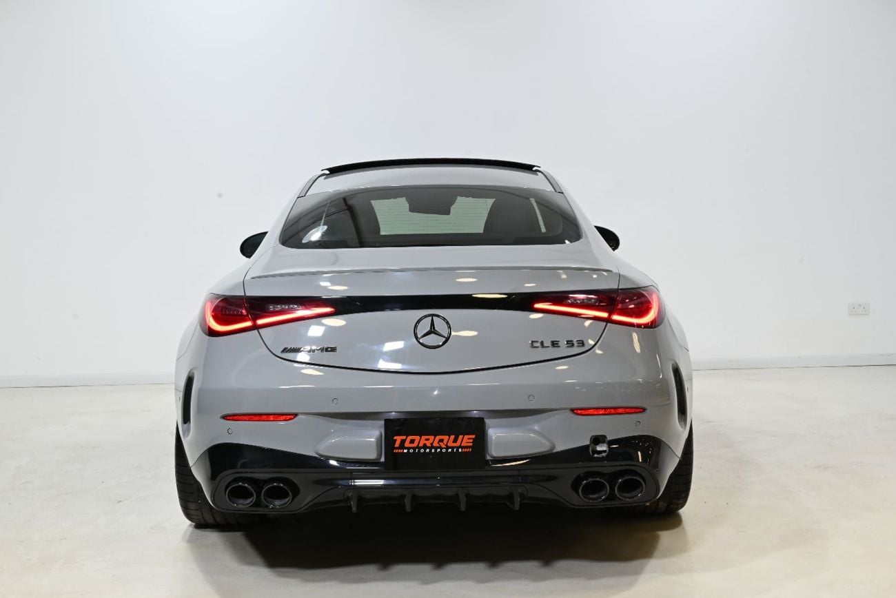 مرسيدس بنز CLE53 AMG 4MATIC مرسيدس بنز CLE 53 AMG 4MATIC+ كوبيه موديل 2025، ضمان لمدة عام، سجل صيانة كامل