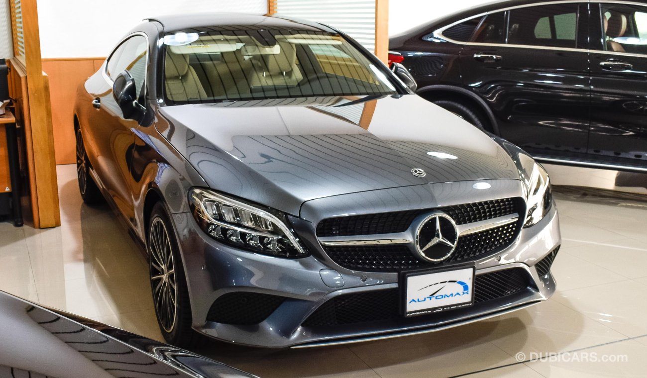 Mercedes-Benz C 200 Coupe 2019 AMG, GCC , 0km with 2 Years Unlimited Mileage Warranty from Dealer