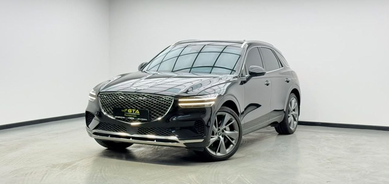 Genesis GV70 PRESTIGE 2023 Genesis GV70 Platinum Sport, 1 Year Unlimited Kilometer Warranty, GCC Specs.