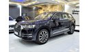 أودي Q7 EXCELLENT DEAL for our Audi Q7 45TFSi QUATTRO ( 2016 Model ) in Blue Color GCC Specs