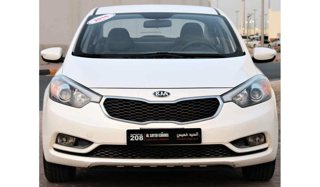 Kia Cerato Kia Cerato 2016 GCC No. 2 in excellent condition without accidents, very clean from inside and outsi