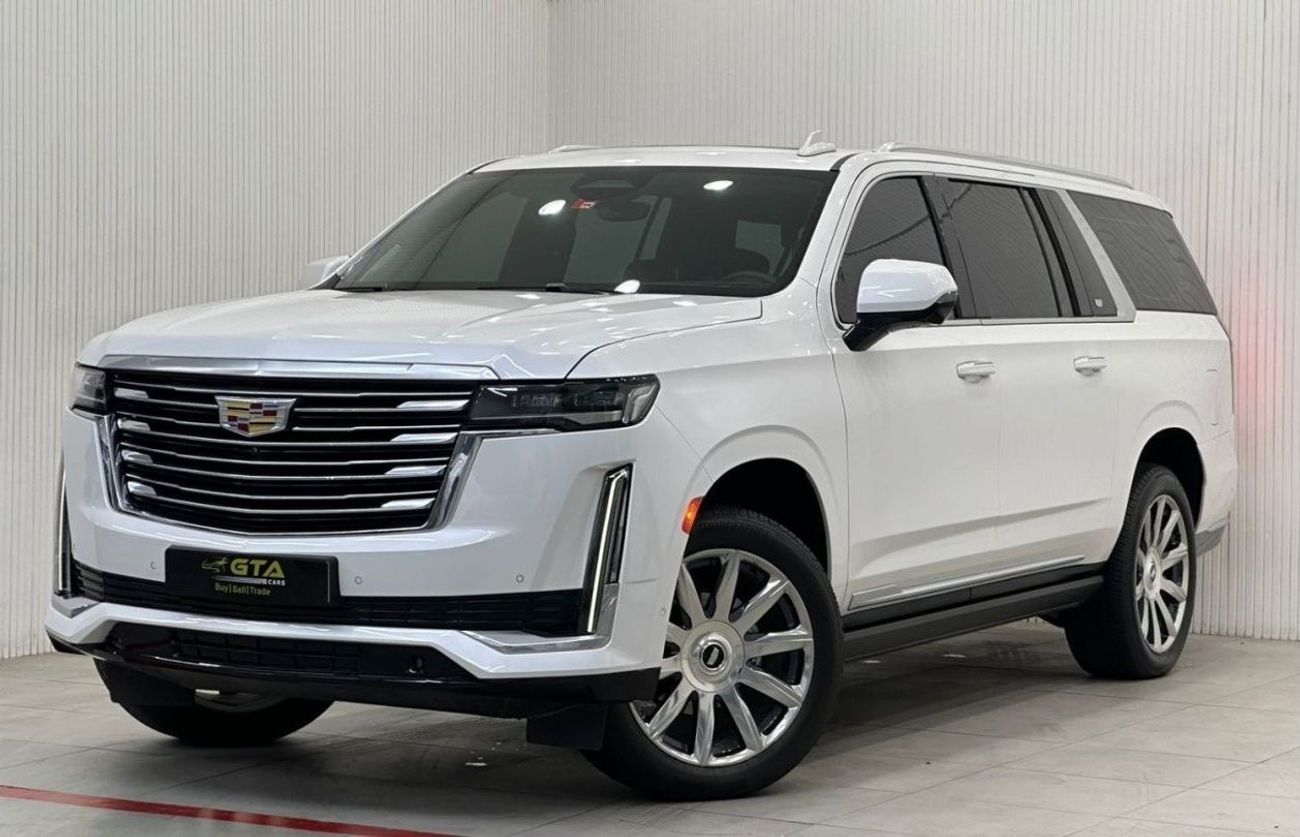 كاديلاك إسكالاد بلاتينوم بريميوم لاكجري 2022 Cadillac Escalade 600 Platinum, Feb 2028 Cadillac Warranty + Service Pa