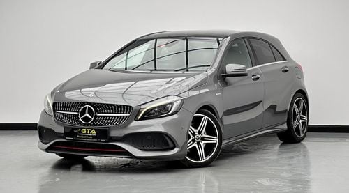 Mercedes-Benz A 250 std 2.0L (221 HP) 2018 Mercedes-Benz A 250, 1 Year Unlimited KM Warranty, Full Service History, GCC