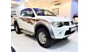 Mitsubishi L200 Sportero 2015 Model! In White Color Pickup! GCC Specs ONLY 41000 KM!