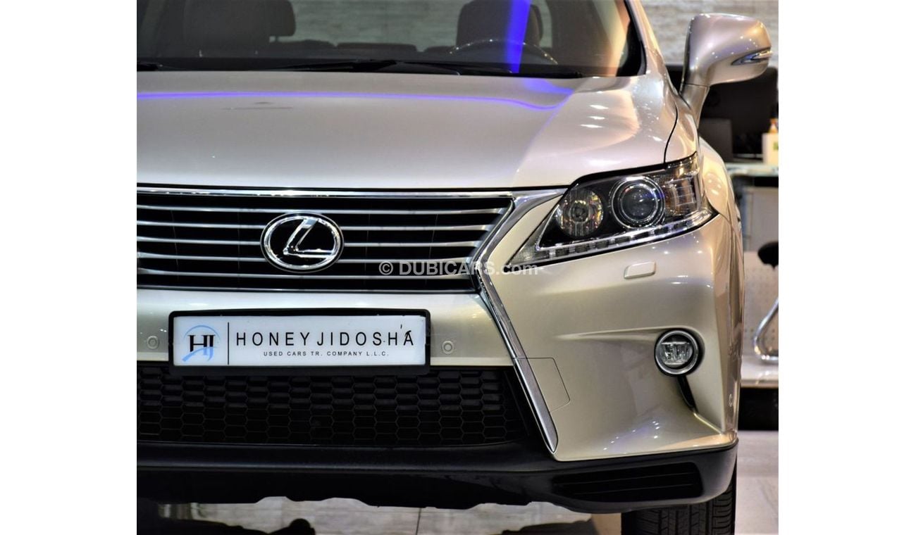 لكزس RX 350 LEXUS RX 350 2015 Model! With SERVICE HISTORY Gold Color GCC SPECS