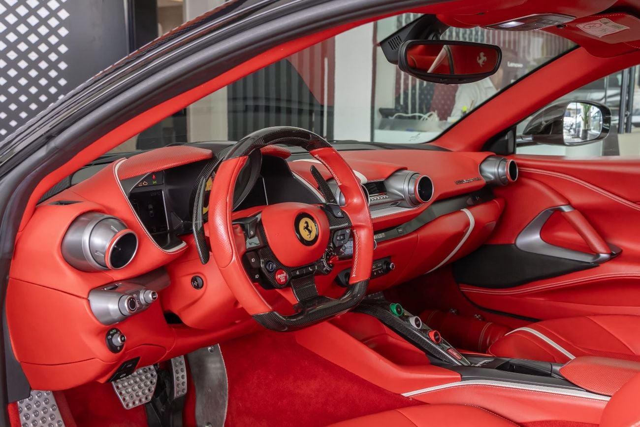فيراري 812  سوبرفاست Ferrari 812 Superfast |  GCC Specs | Fully Carbon Fiber | Ceramic Brakes | Low Mileage | 2018