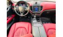 مازيراتي جيبلي Maserati Ghibli From Al Tayer - Red interior - 2016 Model - Aed 1698 Monthly Payment - 0% DP