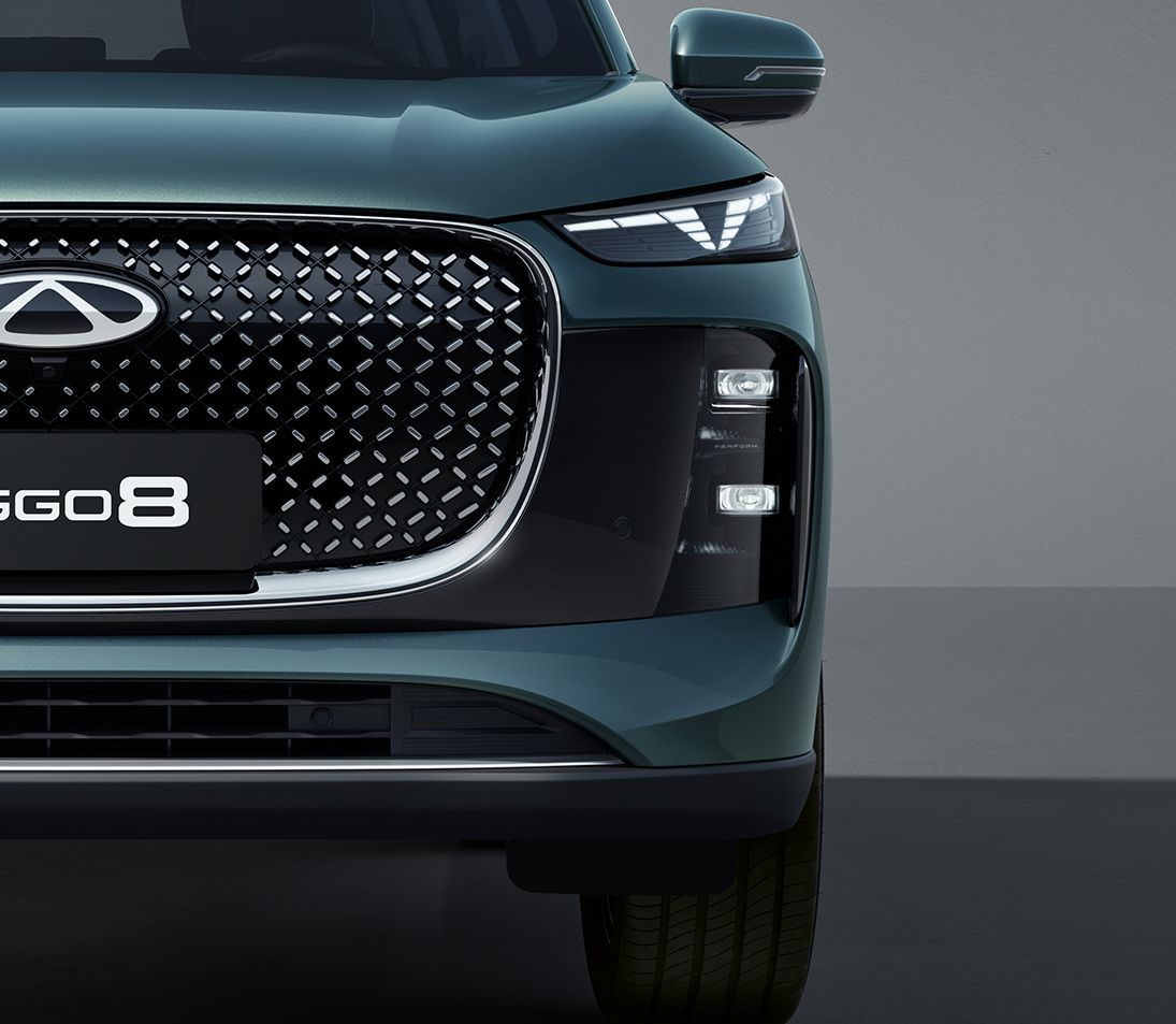 شيري تيجو 8 exterior - Front Grille