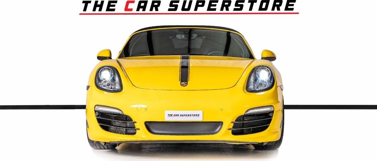 بورش بوكستر 718 Sport Chrono Package-Black Styling Package-Yellow Brake Callipers