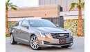 Cadillac ATS | 1,253 P.M | 0% Downpayment | Spectacular Condition!