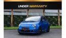 Fiat 500 Std | 705 P.M  | 0% Downpayment | Low Mileage!