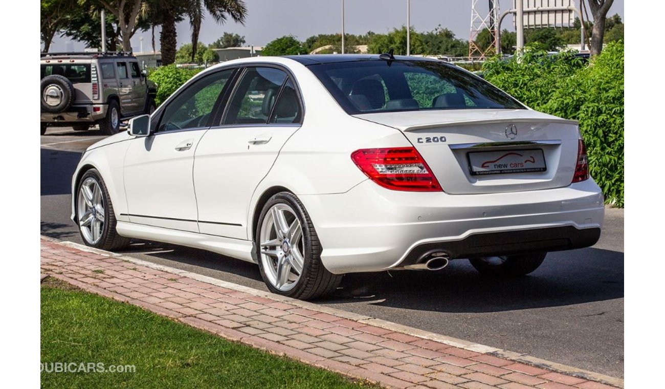 Mercedes-Benz C200 - 2014 - GCC - ASSIST AND FACILITY IN DOWN PAYMENT - 1255 AED/MONTHLY- 1 YEAR WARRANTY