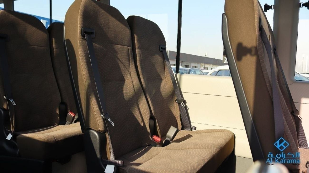 Toyota Coaster 2.7L Petrol Engine Manual Drive 5-Speed-better price than diesel buses-23 Seater, fabric Seat Radio