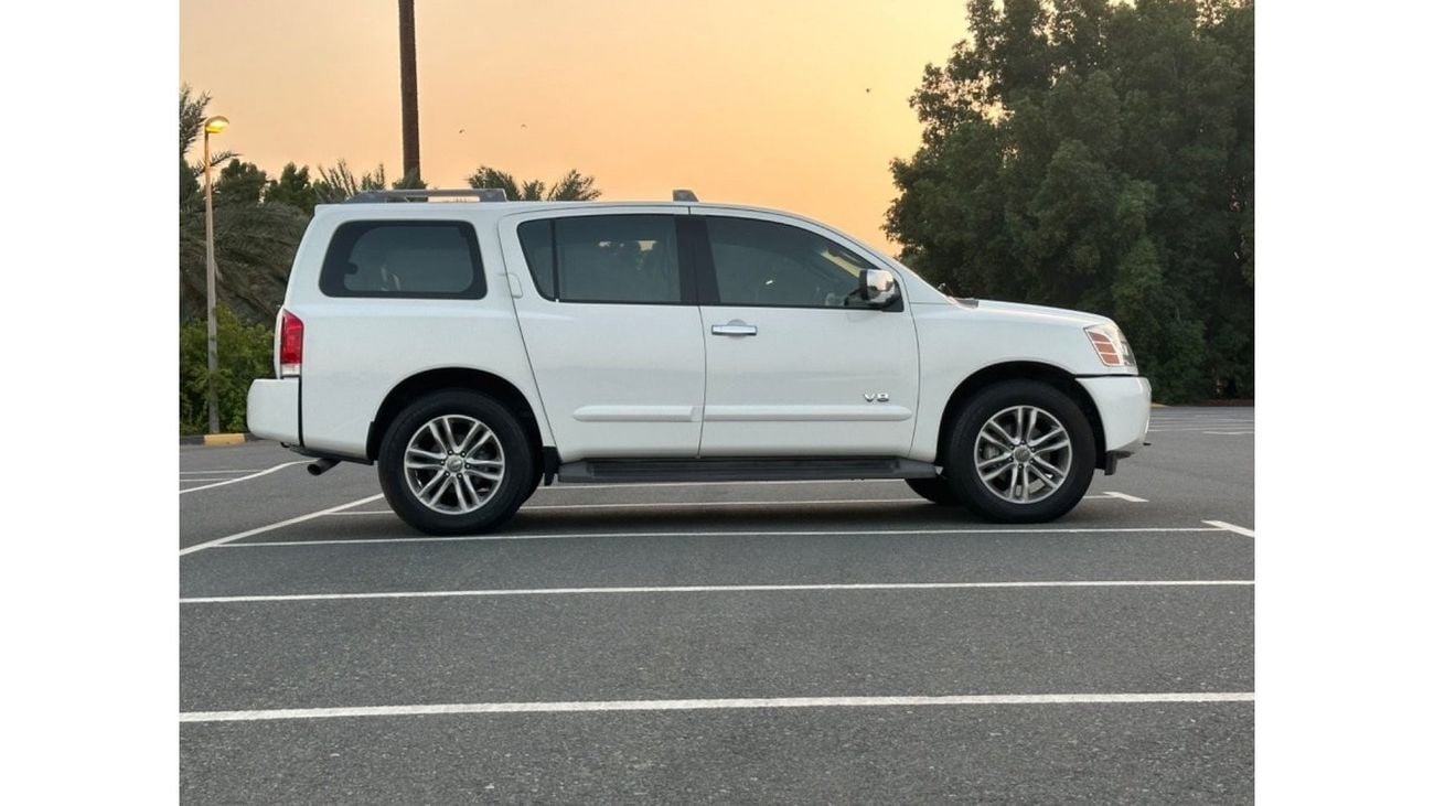 نيسان أرمادا موديل 2007 خليجي فل مواصفات كراسي جلد ومثبت سرعه وفتحه