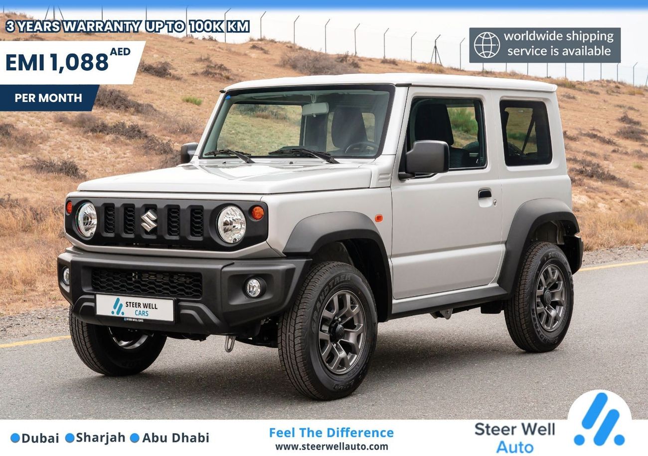 سوزوكي جيمني GL V4 1.5L Petrol MT 2024 / 3 Doors - 4 Seats / Steering Audio Control / Book now