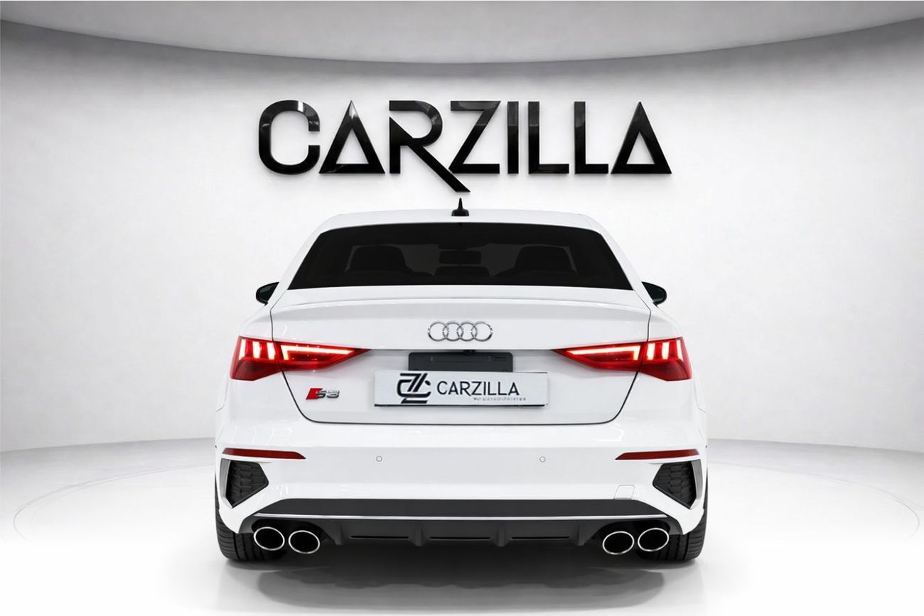 Audi S3 TFSI quattro 2.0L Sedan AED 2,742 / Monthly l 0% Down Payment l S3 l Fully Loaded