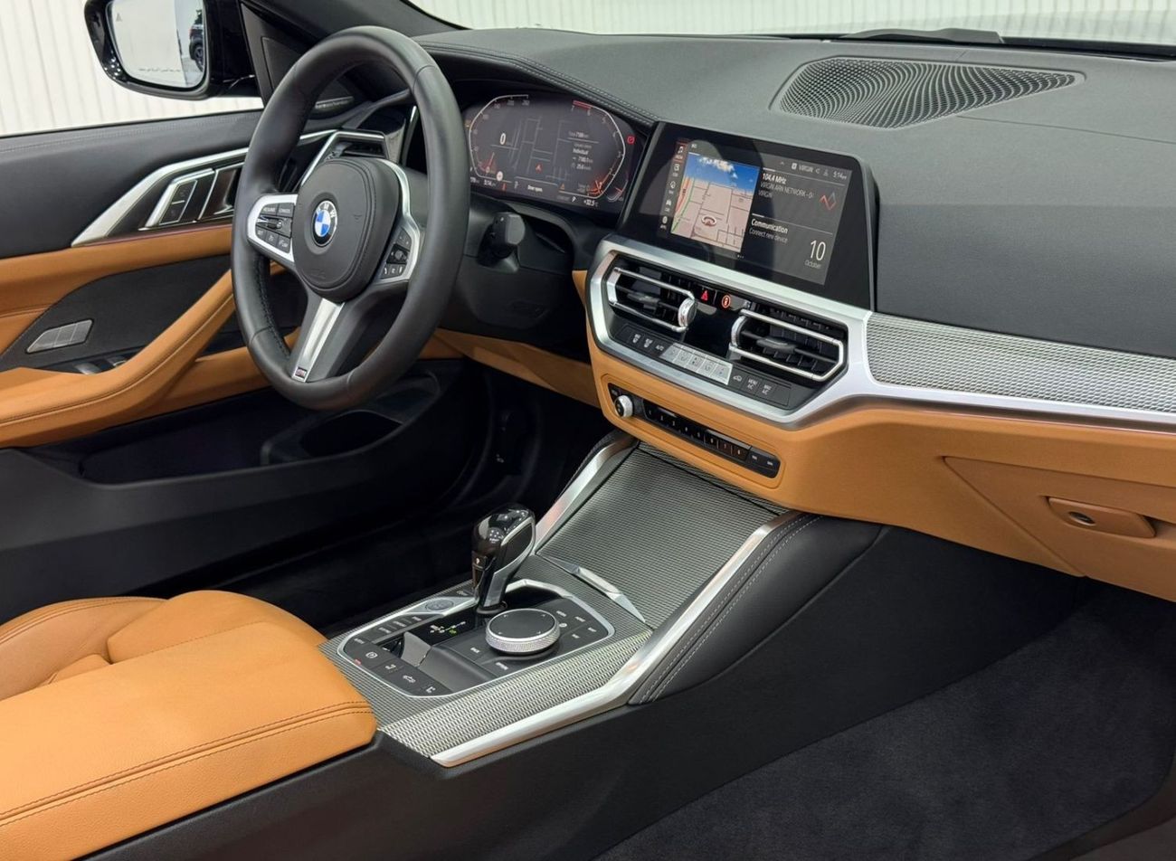 بي أم دبليو 430i M سبورت Pro 2021 BMW 430i M-Sport Convertible, June 2026 BMW Warranty + Service Pack, Very Low Kms,