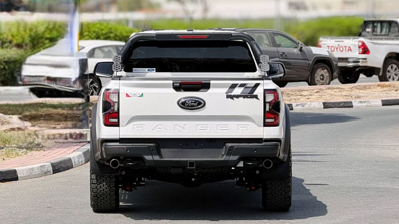 فورد رينجر رابتور 2024 | 3.0L PETROL ENGINE | AT | RHD | 4X4 HEAVY SPORT BAR | TESLA STYLE SCREEN | DIGITAL INSTRUMENT