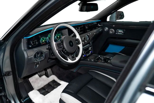 Rolls-Royce Ghost Rolls Royce Ghost Black Badge 6.6L BLACK BADGE DELIVERY MILEAGE STARLIGHT REAR TVS CARBON, миниатюра 24